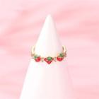 Strawberry Ring Gold - One Size
