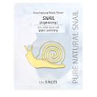 The Saem - Pure Natural Mask Sheet 1pc (3 Types) Snail Brightening