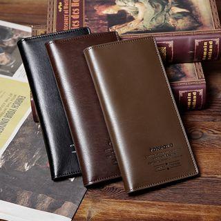 Bifold Genuine Leather Long Wallet