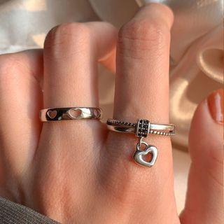 Heart Sterling Silver Ring (various Designs)