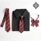 Striped Neck Tie / Bow Tie
