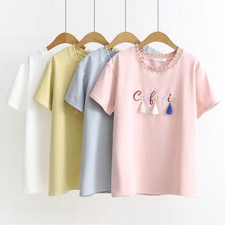 Tassel Detail Short-sleeve T-shirt