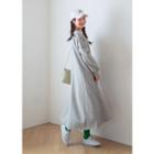 Tall Size Roundneck Pocket Long Pullover Dress