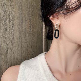 Geometric Square Stud Earring