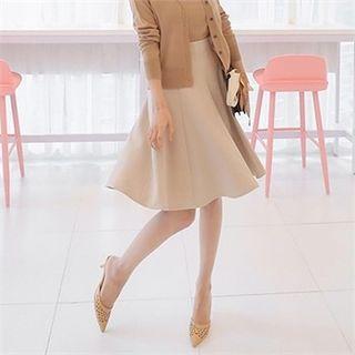 High-waist Mini Flare Skirt