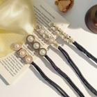 Faux Pearl Wired Hair Tie