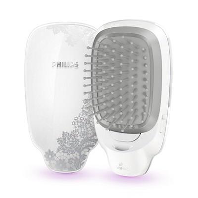 Philips - Easyshine Ionic Styling Brush (#hp4596 Pearl & Silver) 1 Pc