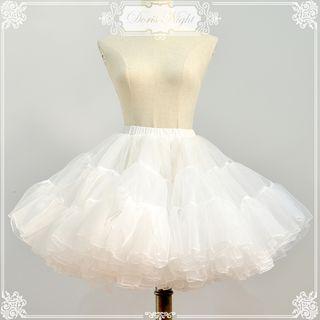 Tiered Organza Mini Skirt Petticoat