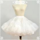 Tiered Organza Mini Skirt Petticoat