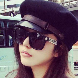 Star-accent Square Sunglasses