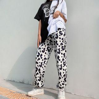 Leopard Harem Sweatpants