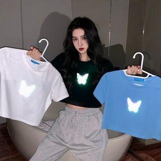 Butterfly Print T-shirt (various Designs)