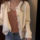Heart-button Cardigan