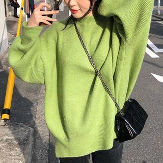 Plain Sweater Green - One Size