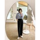 Over-fit Plain Cotton Shirt