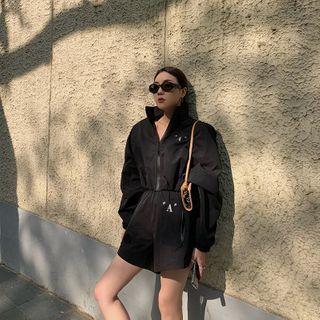 Lettering Zip Jacket / Shorts