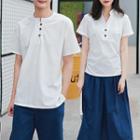 Couple Matching Short-sleeve Top / Shorts / Skirt