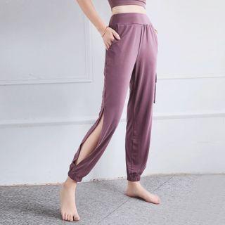 Cut-out Cropped Sweatpants
