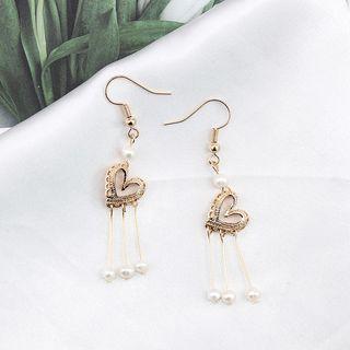 Alloy Freshwater Pearl Fringed Earring