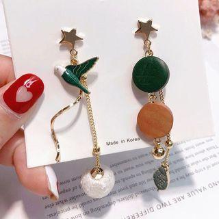 Bird Drop Earring As Shown In Figure - One Size