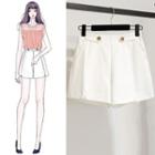 High-waist Split Shorts