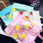 Fruit Print Clear Panel Shopper Bag
