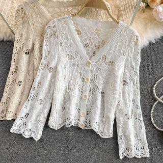 Floral Lace Cardigan