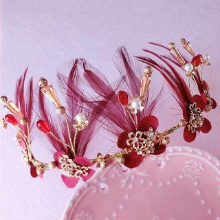 Wedding Feather Headpiece