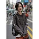 Set: Mock Two Piece Hoodie + Belt Bag