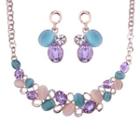 Set : Gemstone Necklace + Earring