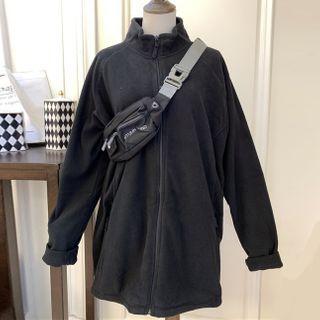 Zip-up Mock-neck Jacket
