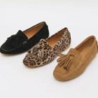 Tassel-detail Faux-fur Loafers