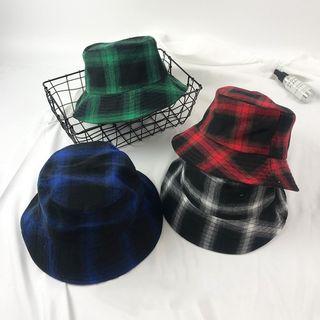 Couple Matching Plaid Bucket Hat