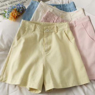 High-waist Wide-leg Shorts In 5 Colors