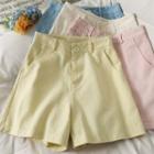 High-waist Wide-leg Shorts In 5 Colors