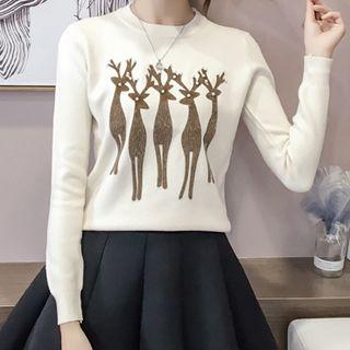 Deer-accent Sweater