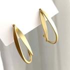 Matte Alloy Dangle Earring 1 Pair - As Shown In Figure - One Size