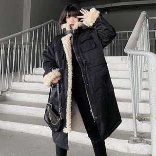 Furry Trim Zipped Parka