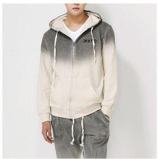 Gradient Lettering Hoodie