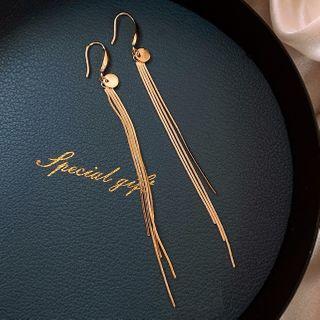 Drop Fringe Earring 1 Pair - As Shown In Figure - One Size