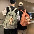 Couple Matching Bear Charm Backpack