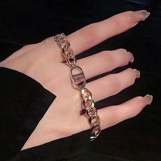 Chunky Chain Bracelet Gold - 18cm