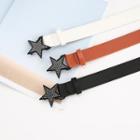 Star Faux Leather Belt
