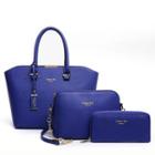 Set Of 3: Tote + Crossbody Bag + Long Wallet