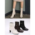 Belted Stiletto Short Boots