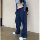 Low-waist Loose-fit Wide-leg Sweatpants