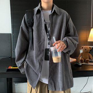 Oversized Corduroy Shirt Jacket