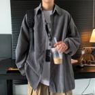 Oversized Corduroy Shirt Jacket