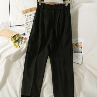 High-waist Wool Dress Pants