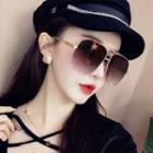 Metal Frame Gradient Sunglasses